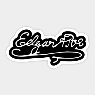 Horror Visionary - Edgar Allan Poe Signature 2 Sticker